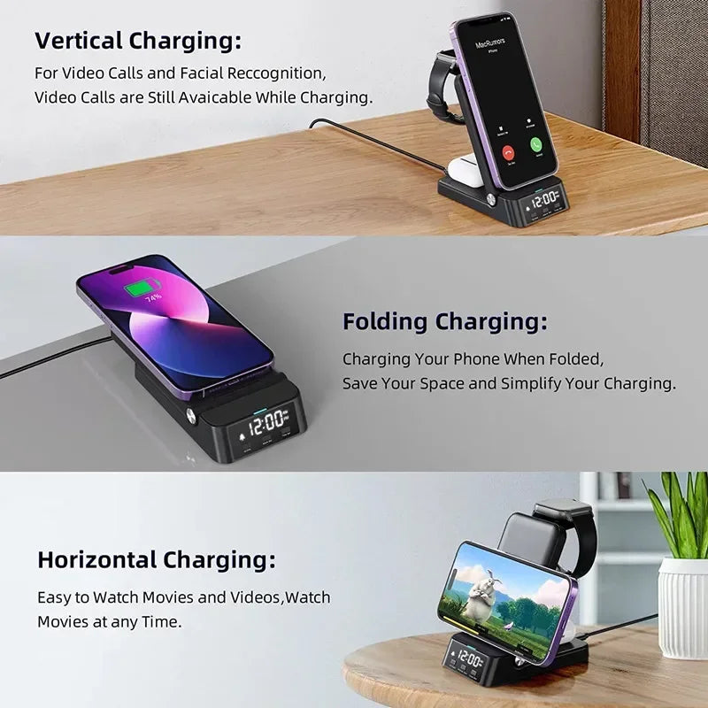 Charging Stand with Alarm Clock™